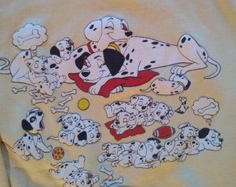 Vintage Disney 101 Dalmatians Animated Crewneck Sweatshirt