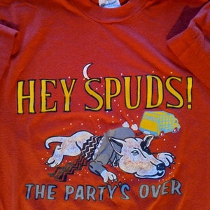 Koszulka Vintage Spuds MacKenzie Parody Bud Light Coors Truck