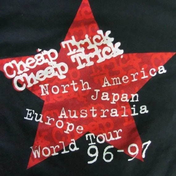 Vintage Single-stitch Cheap Trick 96-97 World Tour T-shirt - Etsy