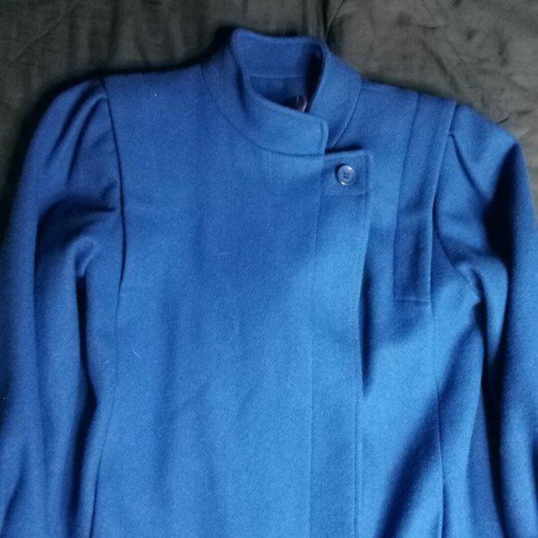 Vintage 60s Jill Jr. Wool Overcoat Blue ILGWU - - Etsy