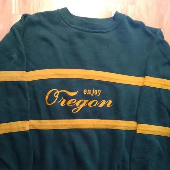 Vintage 80s Champion Enjoy Oregon Ducks Parody Co… - image 2