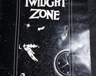 RARE Vintage Twilight Zone TV Poster 1990 - Etsy
