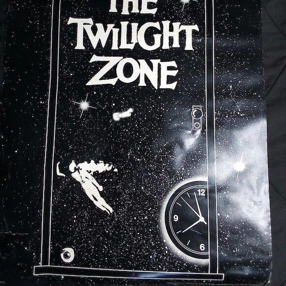 RARE Vintage Twilight Zone TV Poster 1990 - Etsy