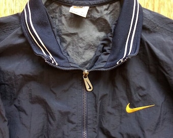 Giacca a vento vintage anni '90 Nike Spell Out Pullover Giacca a vento