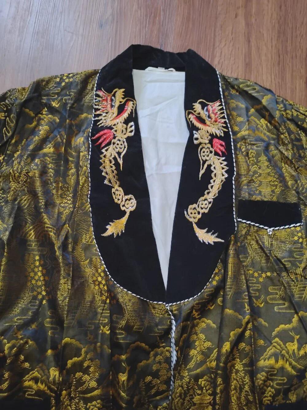 Vintage Japanese Smoking Jacket - Etsy