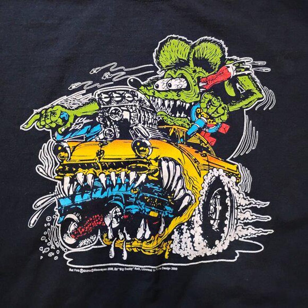 Vintage Y2K Rat Fink Ed Big Daddy Roth T-shirt - Etsy