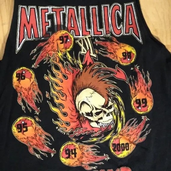Vintage Distressed M2K Metallica Club Metclub Ent… - image 1