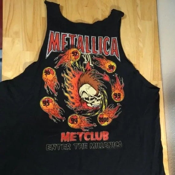 Vintage Distressed M2K Metallica Club Metclub Ent… - image 6