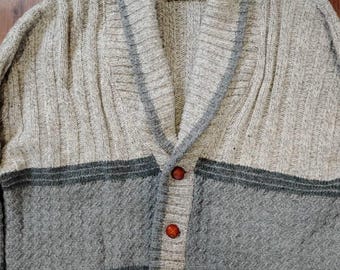 Vintage MCM Mod London Fog Strickjacke Wolle