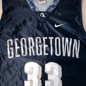 NIKE GEORGETOWN 33 Ewing XL ユニフォーム 33 Georgetown Hoyas Nike Jersey Authentic Sewn Ewing