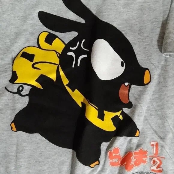 90s vtg vintage らんま 1/2 Pちゃん T shirt XL 90s vtg vintage らんま 1/2 Pちゃん T shirt XL
