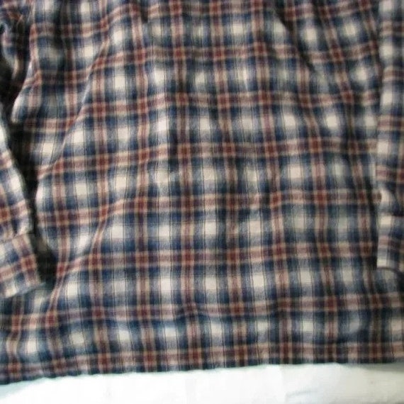 Vintage Pendleton Flannel Wool Button-Down Shirt - image 5