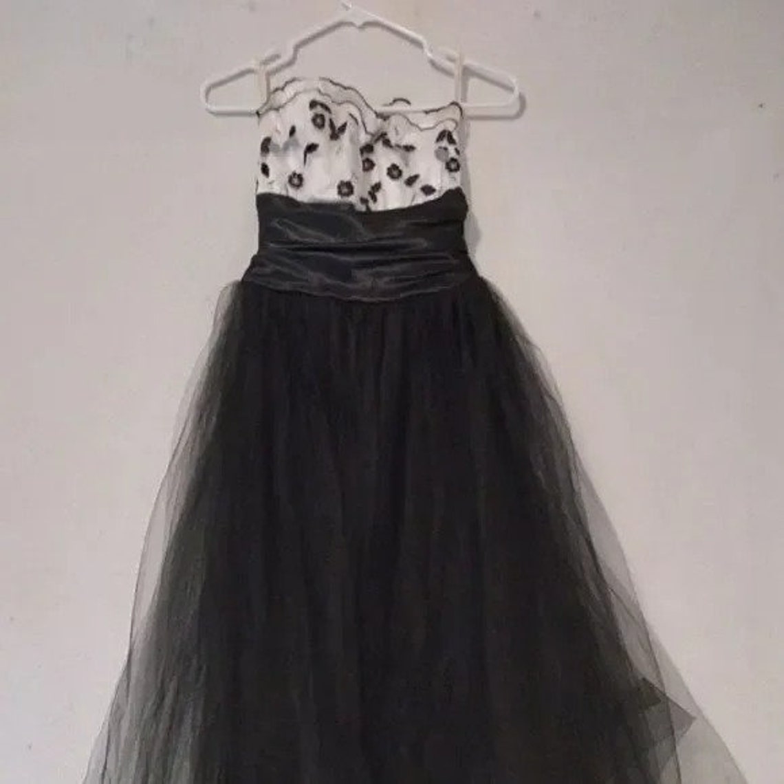 Vintage Gunne Sax Jessica Mcclintock Strapless Cocktail Dress - Etsy
