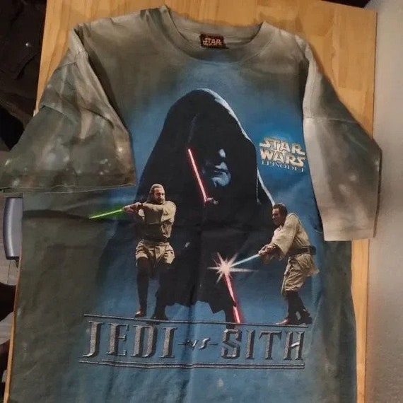 Vintage 90s Star Wars Episode 1 Jedi Vs Sith Tie Dye T-shirt - Etsy