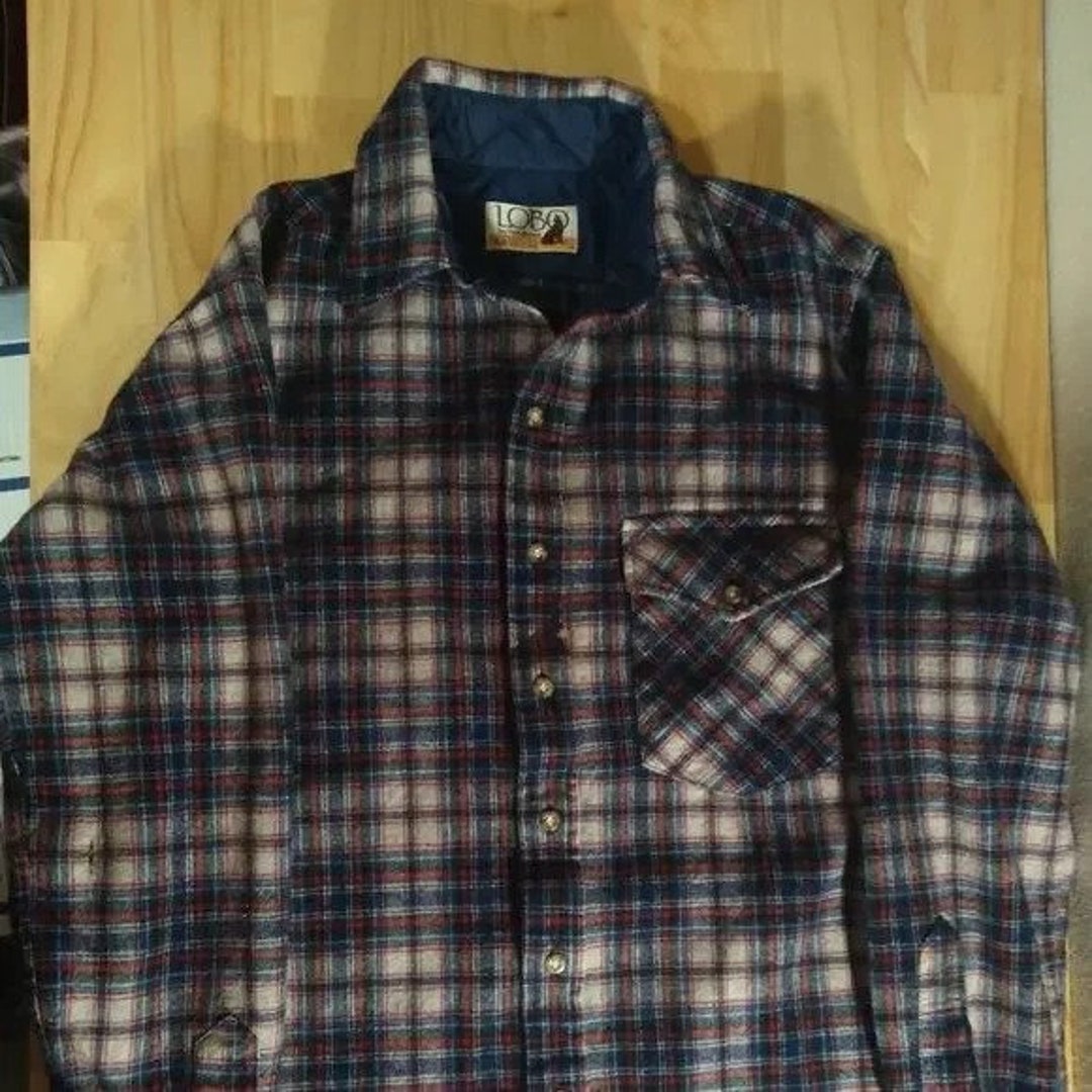 Vintage Lobo Pendleton Flannel Wool Button Down Shirt - Etsy