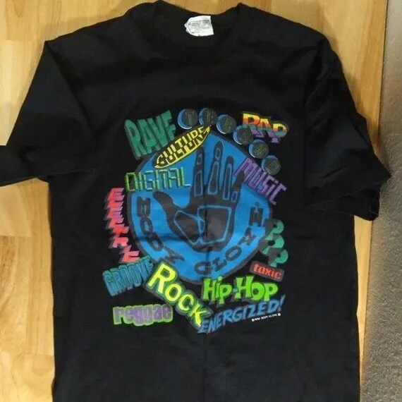 Vintage 90s Body Glove Music Culture T-Shirt - image 2