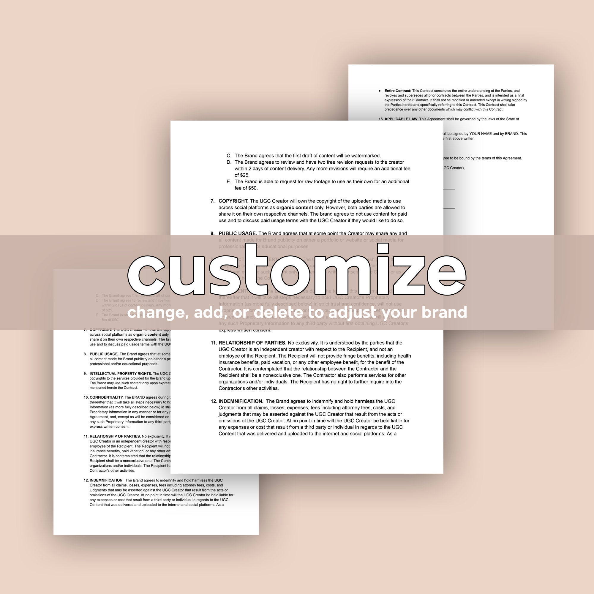 UGC Contract Template UGC Template UGC Terms and Services Template UGC Contract Template UGC Template UGC Terms and Services Template