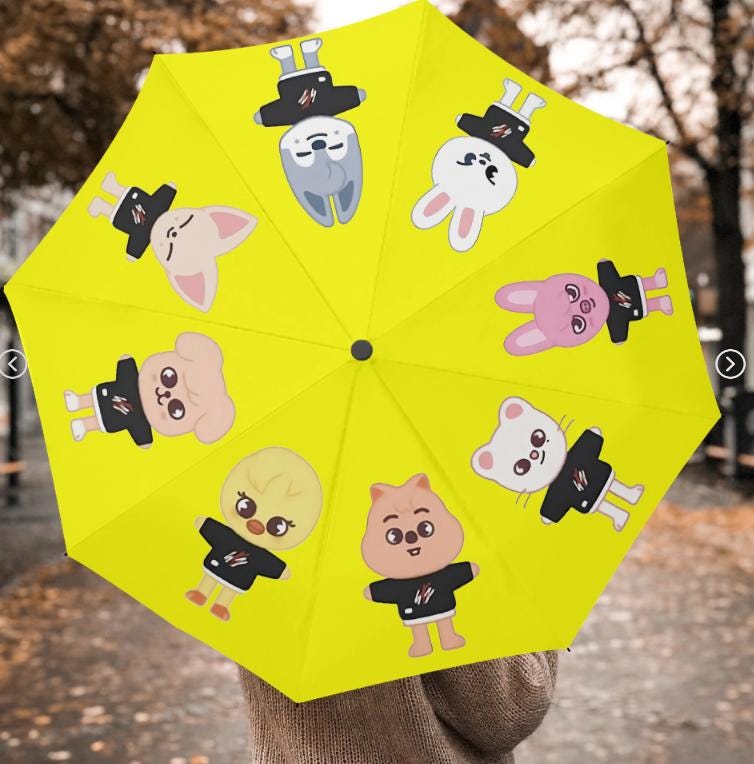 Stray Kids SKZOO Umbrella - Automatic Opening Umbrella