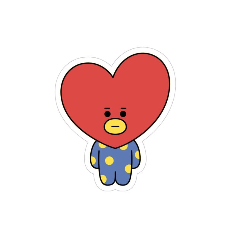 BTS BT21 Car Decals Diecut Outdoor Stickers Great for Cars