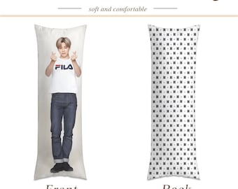 BTS Jimin Body Pillow Case - 3 Sizes - BTS Jimin full size pillow case - BTS Jimin pillow case