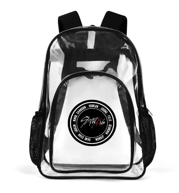 Stray Kids SKZOO Series Clear Backpack - Clear Transparent