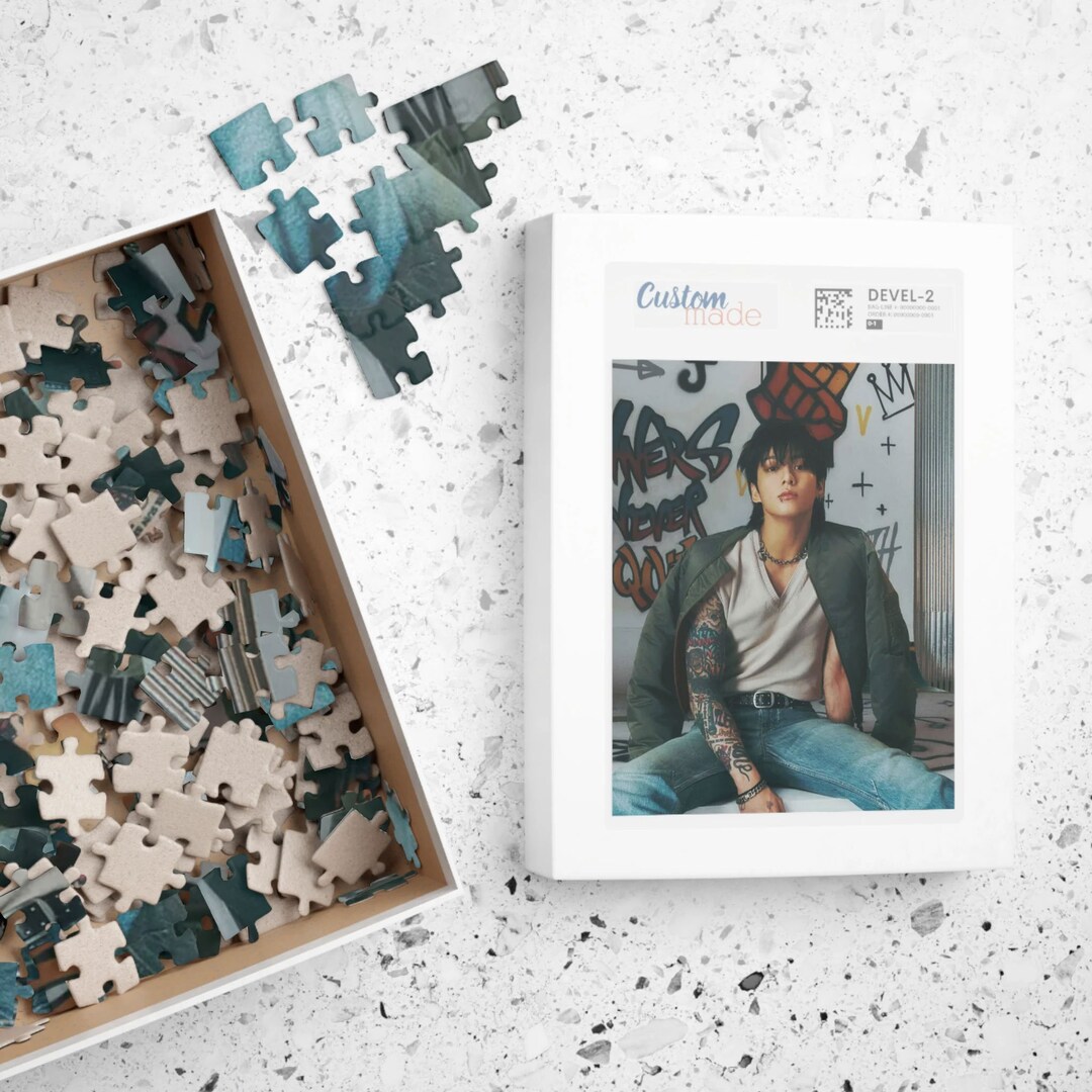 BTS BT21 JK Golden Jigsaw Puzzle Great Army Gift BTS Puzzle Kpop Puzzle