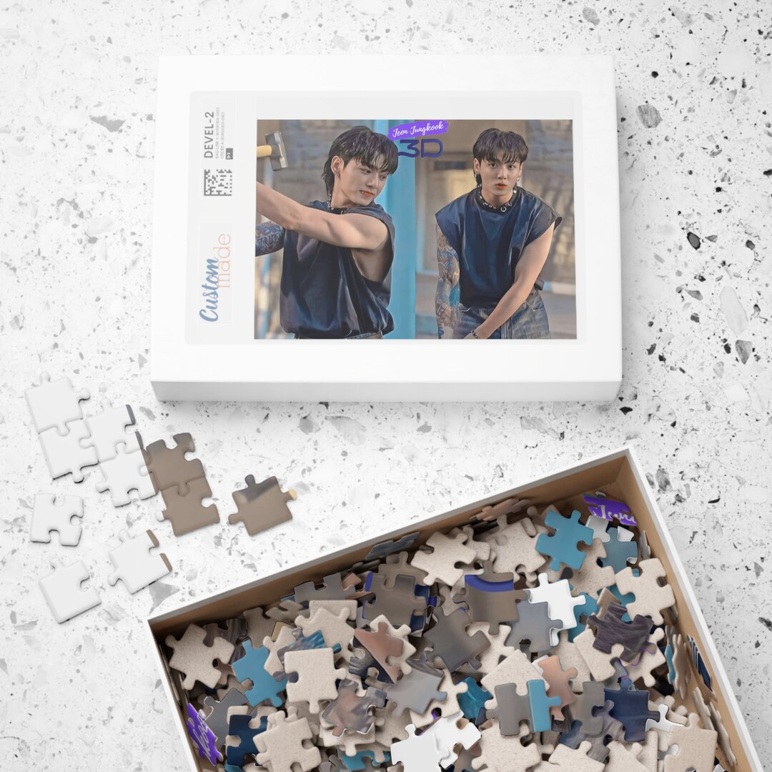 BTS JK Jeonkook 3D Jigsaw Puzzle 110, 252, 500 or 1014 Pcs Bt21 Puzzle