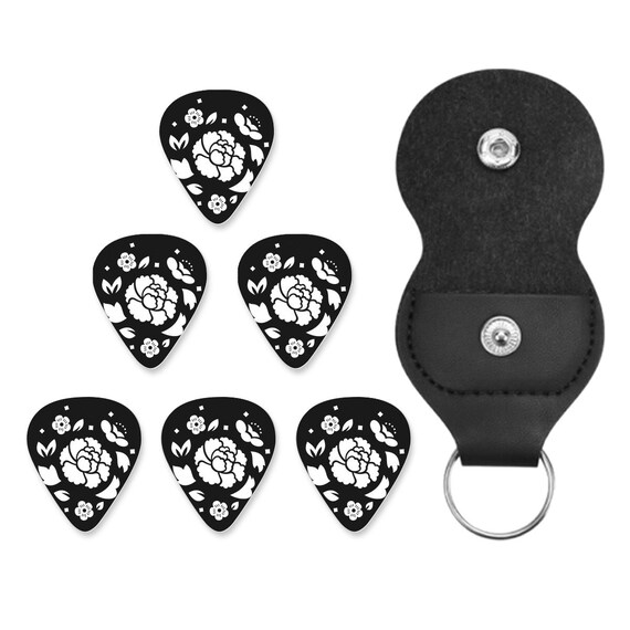 BTS - Suga Agust D Lotus Guitar Pick - Pack of 6 - BTS
