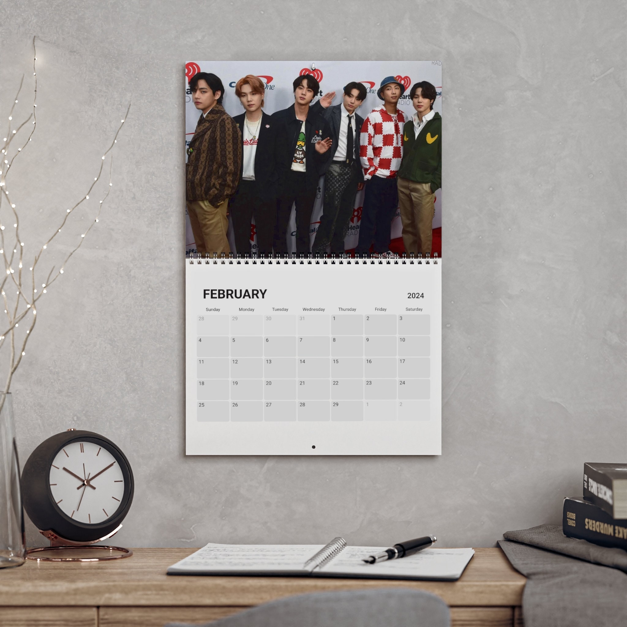 BTS BT21 2024 Calendar BTS 2024 Wall Calendar, Bts Fan Gift, Calendar