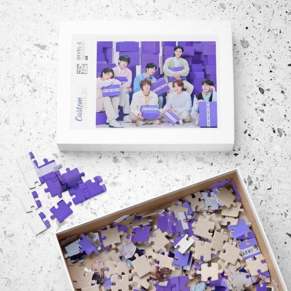 Puzzle BTS Take 2 - 110, 252, 500 ou 1014 pcs - puzzle bt21, puzzle bts, puzzle bts, fanmade, cadeau kpop, cadeau bts army