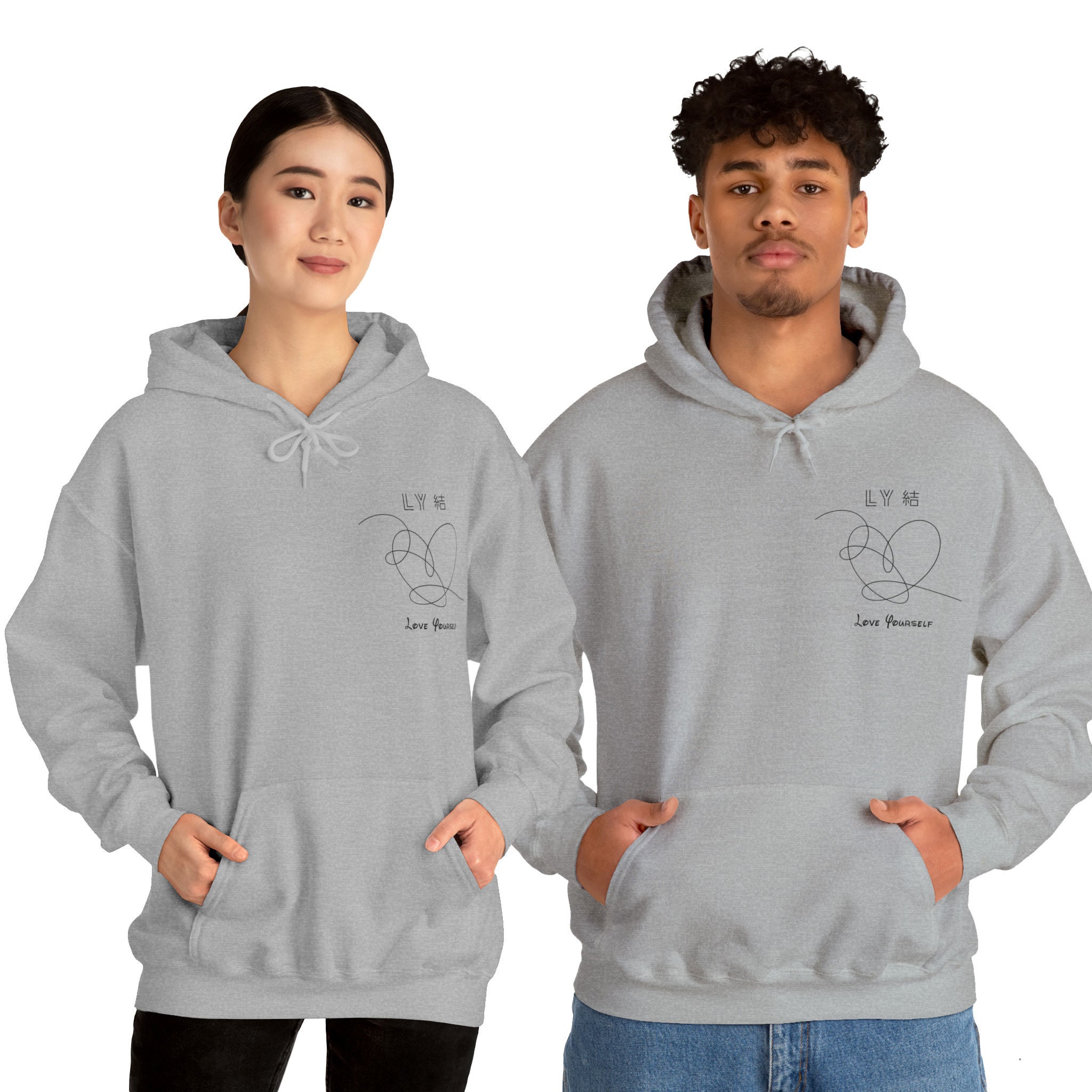 Bts love yourself off shoulder hoodie discount