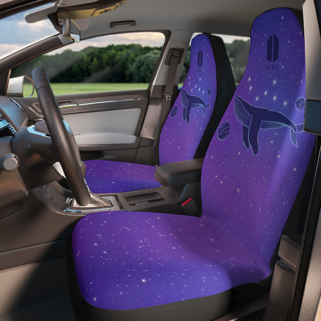 BTS Whalien Car Seat Covers Set of 2 BTS Whale Car Seat Covers Bangtan