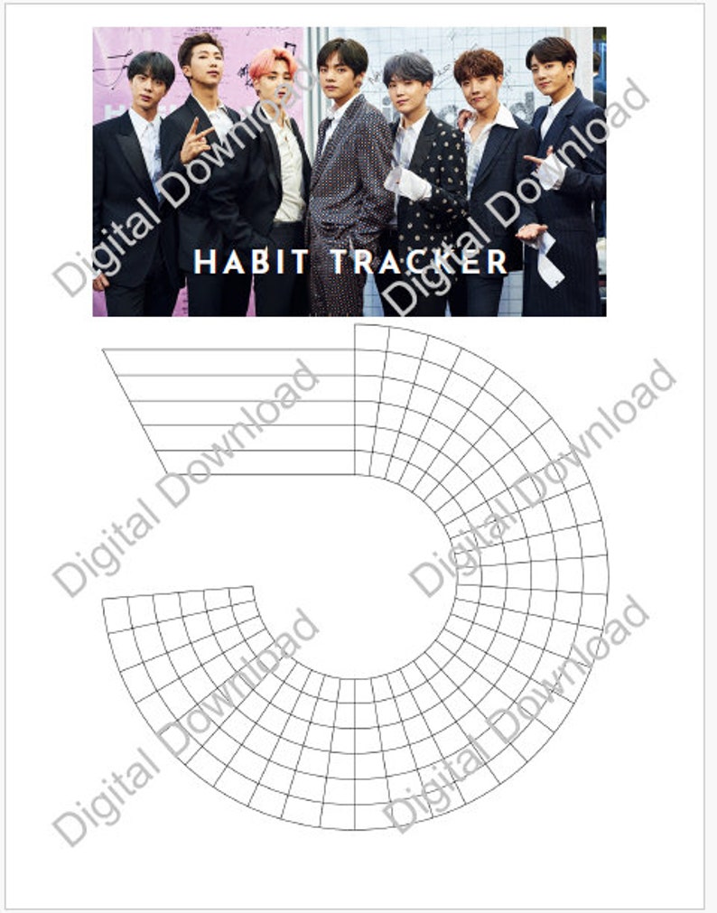 BTS 2024 Planner BTS Digital 2024 Journal 53 Printable Etsy Canada