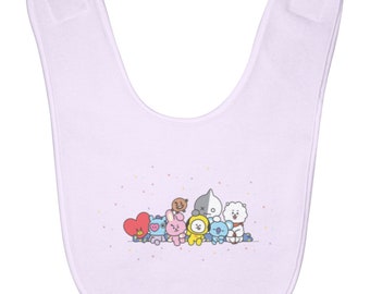 Bavoir bébé BTS BT21 - Future BTS Army baby