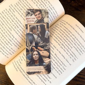 Fire Is Catching - Laminated Bookmark for Book Lovers - Perfect Bookish Gift - Double-Sided