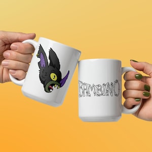 Taza de murciélago vampiro de dibujos animados / Bambino
