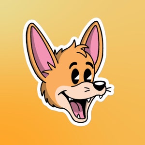 Cartoon Chihuahua Vinyl Die Cut Sticker | Cute Dog Artwork | Gift for Dog Lovers | Laptop, Phone Case, Planner, Water Bottle & Car Decal