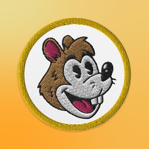 3&quot; Cartoon Quokka Embroidered Iron On Patch | Cute Quokka Sew On Patch | Gift for Quokka Lovers | Patch for Jackets, Hats & Clothing | Art