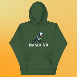 Sudadera con capucha de dibujos animados Blue Jay Bird / Bambino