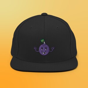Gorra Snapback Cartoon Purple Bomb