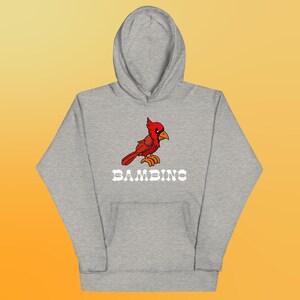Sudadera con capucha de pájaro cardenal norteño de dibujos animados / Bambino