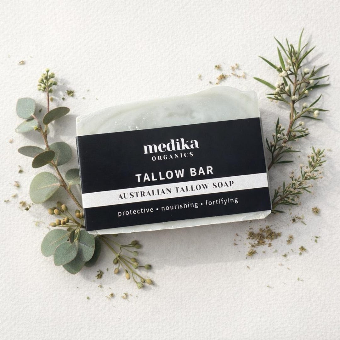 Eucalyptus Tea Tree Tallow Soap Bar 100% Natural Australian Handmade ...