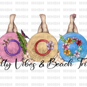 Salty Vibes & Beach Tribes Beste Vrienden Zusters Aquarel PNG Clipart - Sublimatie - Plakboek - Kaarten - Digitaal beeld
