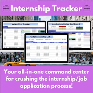 Ultimate Internship Application and Networking Tracker | Google Sheet