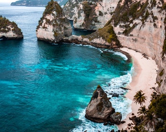 Cliff-side Beach Seashore