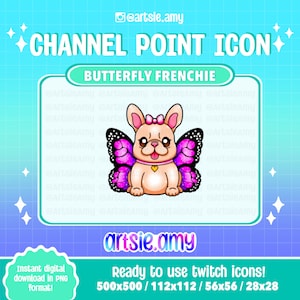 French Bulldog Channel Point Icon