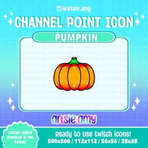 Pumpkin Channel Point Icon