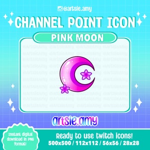 Pink Moon Channel Point Icon