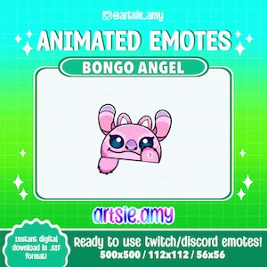 Animated Angel Bongo Emote
