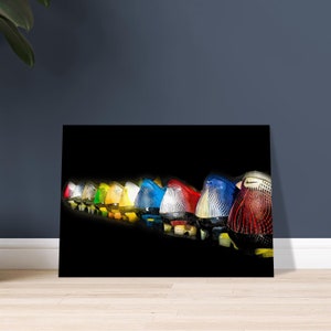 Fußballschuhe Poster - WM 2006 Fußballschuhe Wandkunst - Fußball Geschenke für Männer WM Poster matt